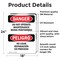 Signmission Do Not Operate Maintenance Bilingual Danger Sign, Vinyl Decal, 18in W x 24in L, 2PK OS-2PACK-DS-D-1824-VS-1154 - alternate 6